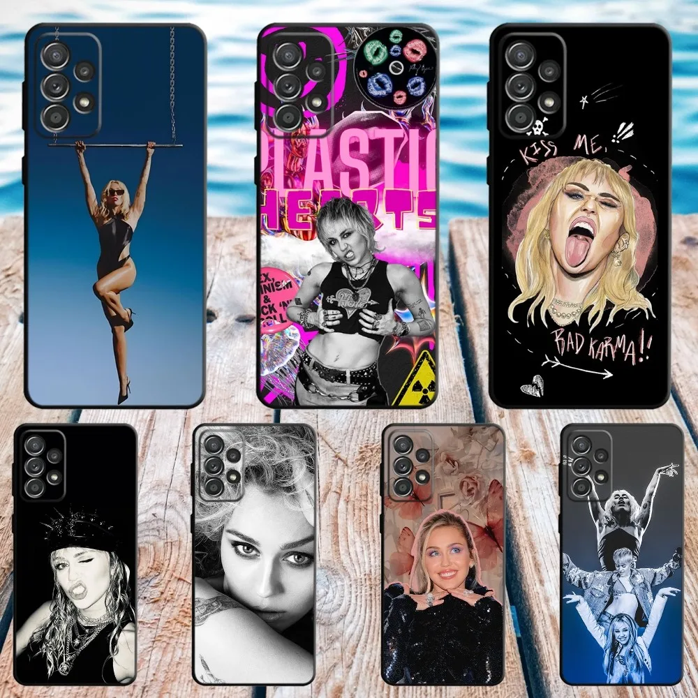 Singer M-Miley C-Cyrus Phone Case For Samsung S21,S22 Ultra,S20,S30 plus,S22 plus,S23,S30 ultra 5G Silicone Cover