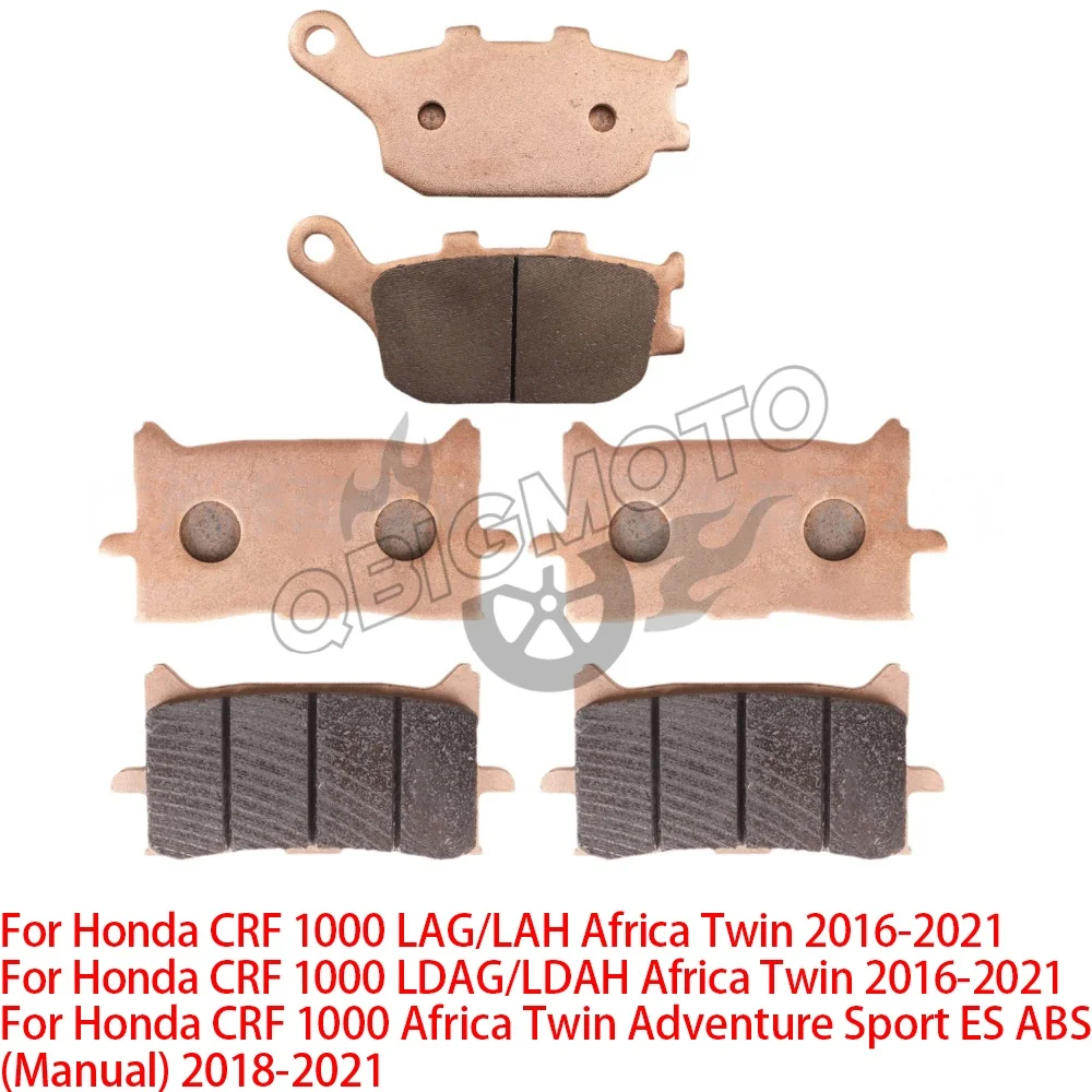 CRF1100L Motorcycle Front Rear Brake Pad For Honda CRF 1000 1100L LAG LAH LDAH Africa Twin Adventure Sport ES ABS Manual DCT