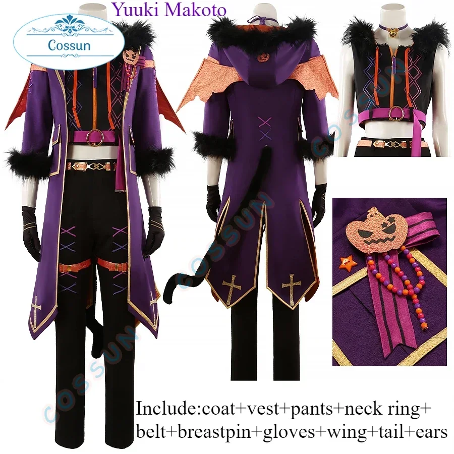

[На заказ] Trickstar Yuuki Makoto/Isara Mao/Akehoshi Subaru/Hidaka Hokuto Косплей Костюм Ансамбль Звезды с ушами Хвост Костюм