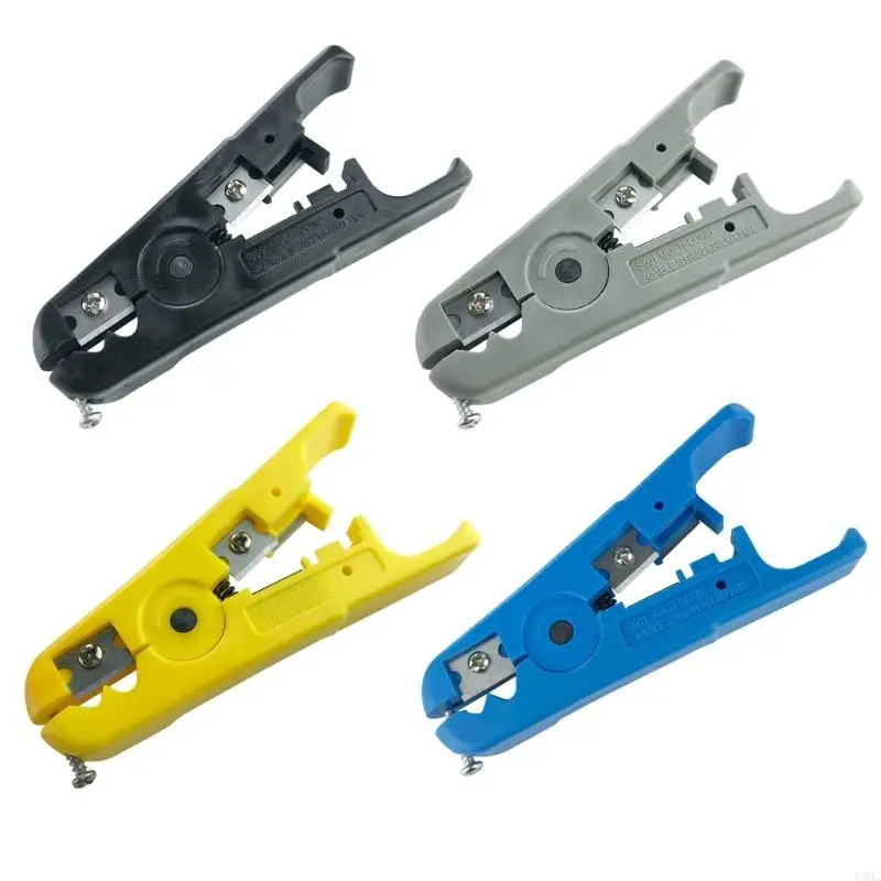 54HC Universal Cable Wire Cutter Stripping Tool for Flat Round Cat5 Cat6 Wire Coax Coaxial Crimping Tool