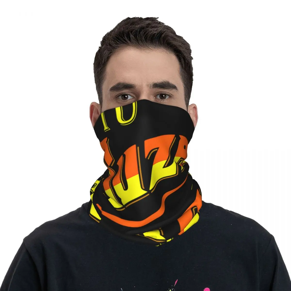 You Tu Suze Racerback Neck Gaiter Printed Unisex Face Mask Scarf Warm Headband Hiking Windproof