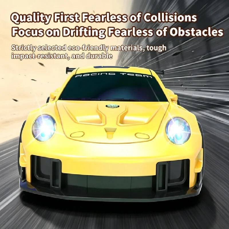 Jjrc Rc Drift Car High‑Speed Remote Control Racing Vehicle Gradient Color Body With Cool Led Lights Multi‑Player Interactive Pla