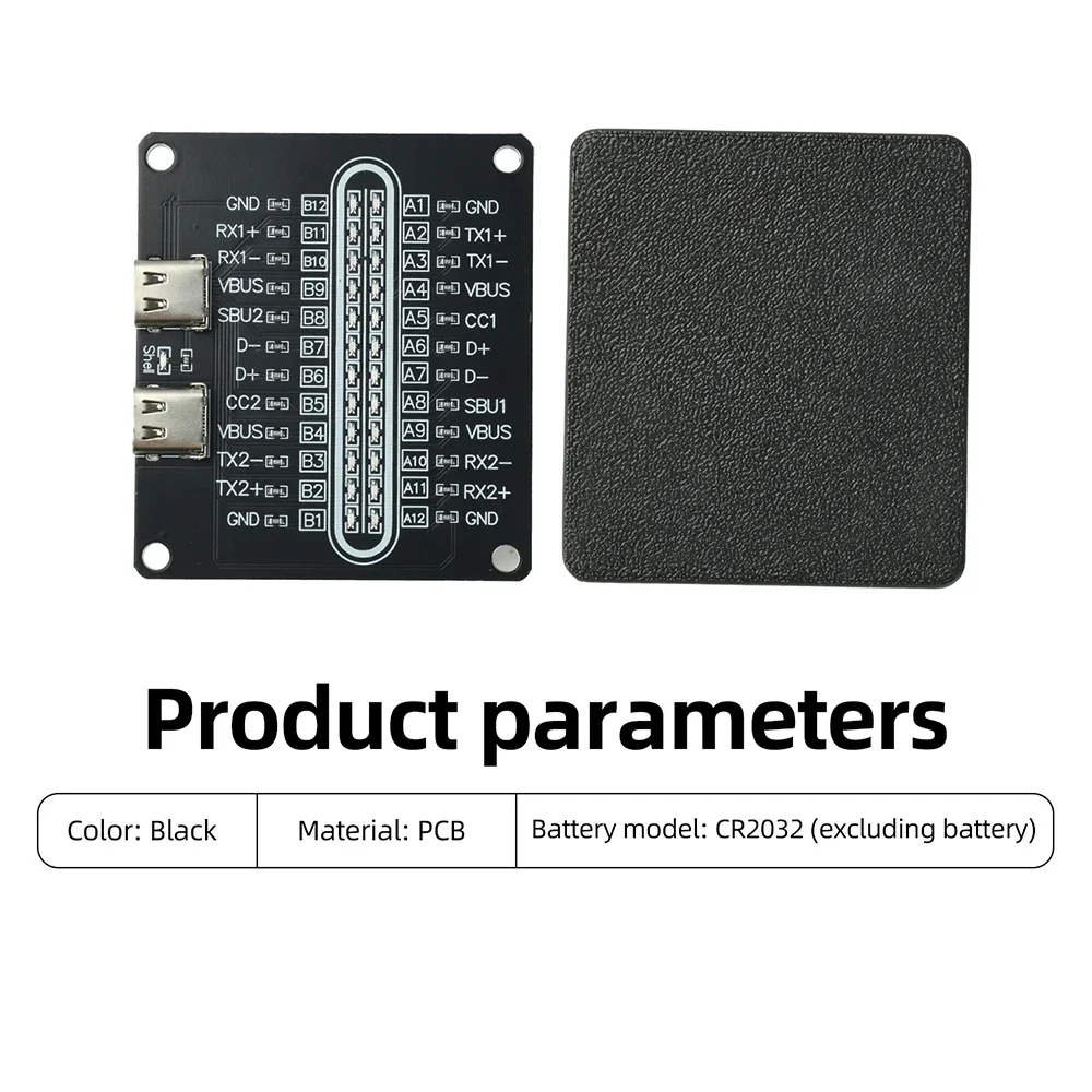 Type C to Type -C Cable Tester C to C Data Cable Testing Module  With LED Indicator  Electronic Kit