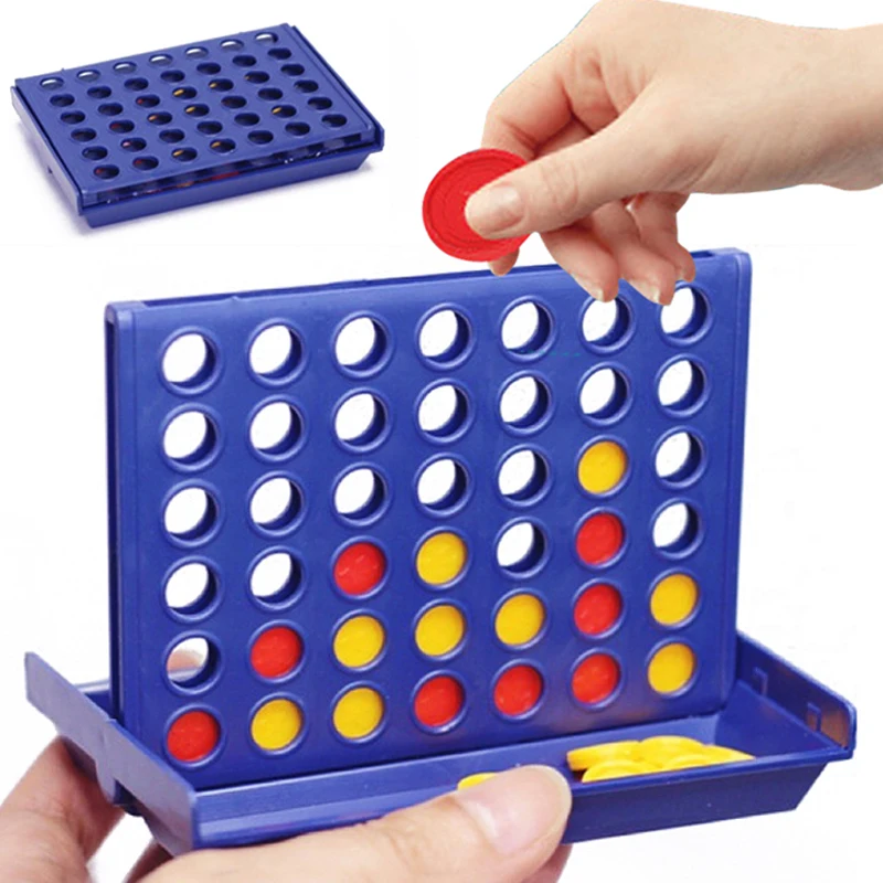 Four In A Row Bingo Chess Connect Classic Family Board Game Toys Fun Educational Toy for Kids Children Entertainment Game