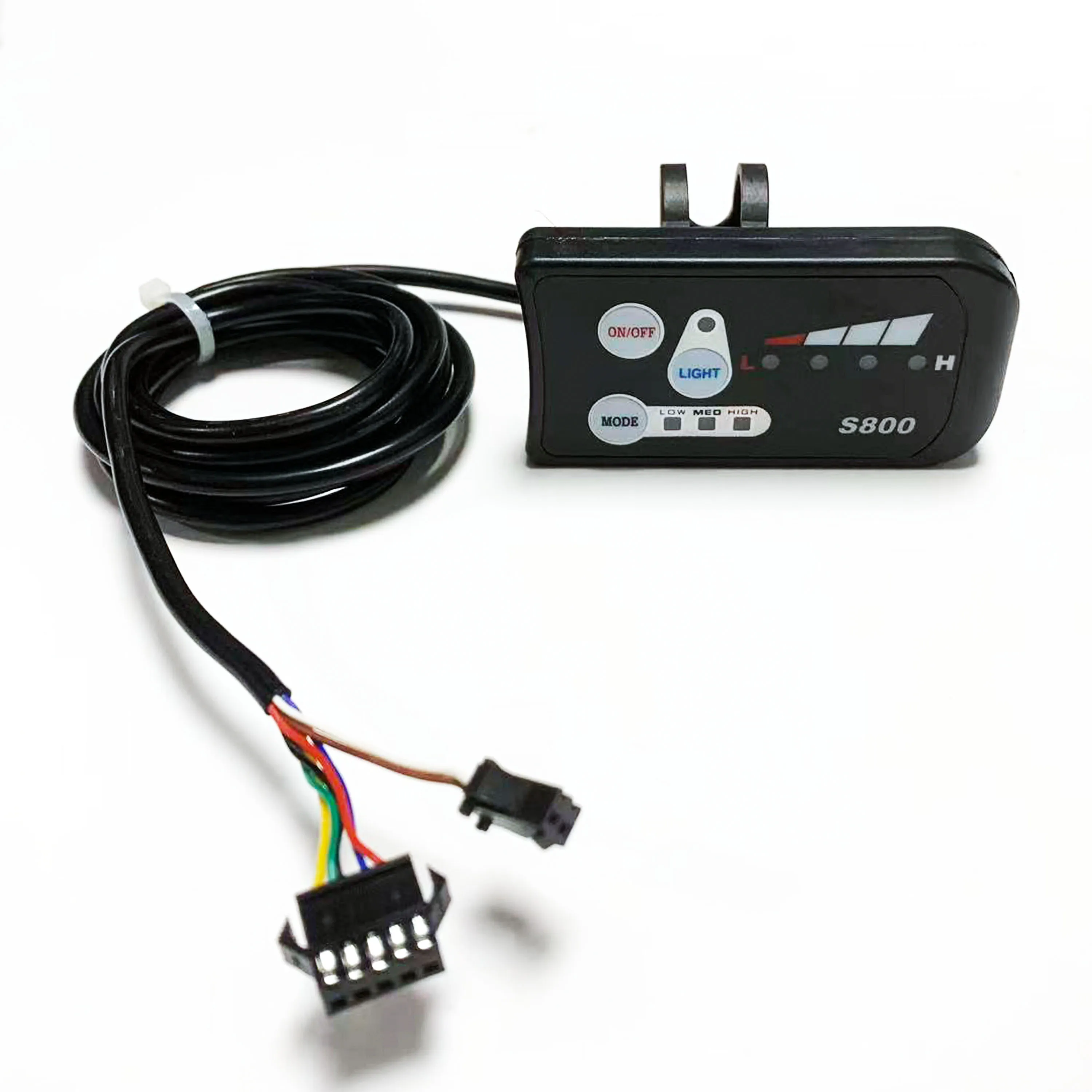 s800led LCD instrument display suitable for 36v 48v for electric vehicle accessories 5+2 pin