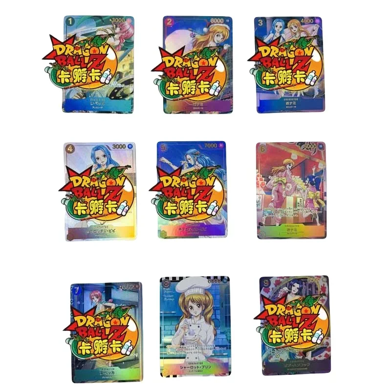 

DIY ONE PIECE Original Female Character Series Set Color Flash Gauze Glitter Anime Peripheral Game Collection Card Holiday Gift