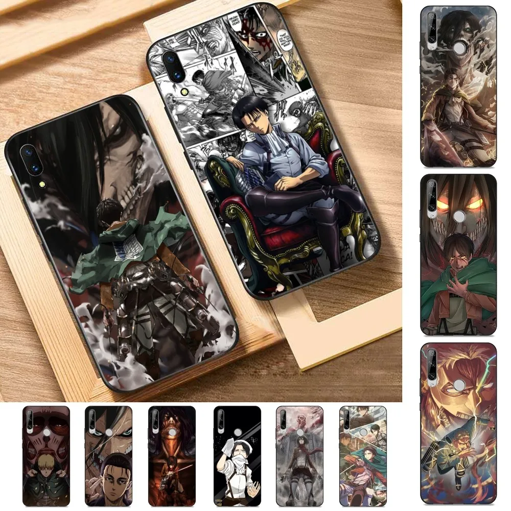 A-Attackes-On-T-Titan Phone Case For Huawei Y9 6 7 5 Prime Enjoy 7s 7 8 plus 7a 9e 9plus 8E Lite Psmart Shell