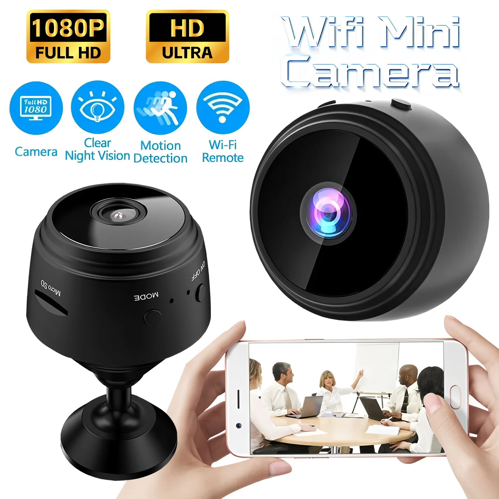 Mini Camera Wifi 1080P HD Wireless Security Monitor For Home Night Version Protection Remote Intelligent Camcorder 2026 New