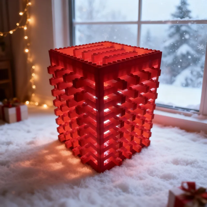 

282 детали MOC Light 2, конструктор-модель, архитектурный набор, игрушка для самостоятельной сборки, рождественский подарок, развивающий конструктор, креативная идея для детей