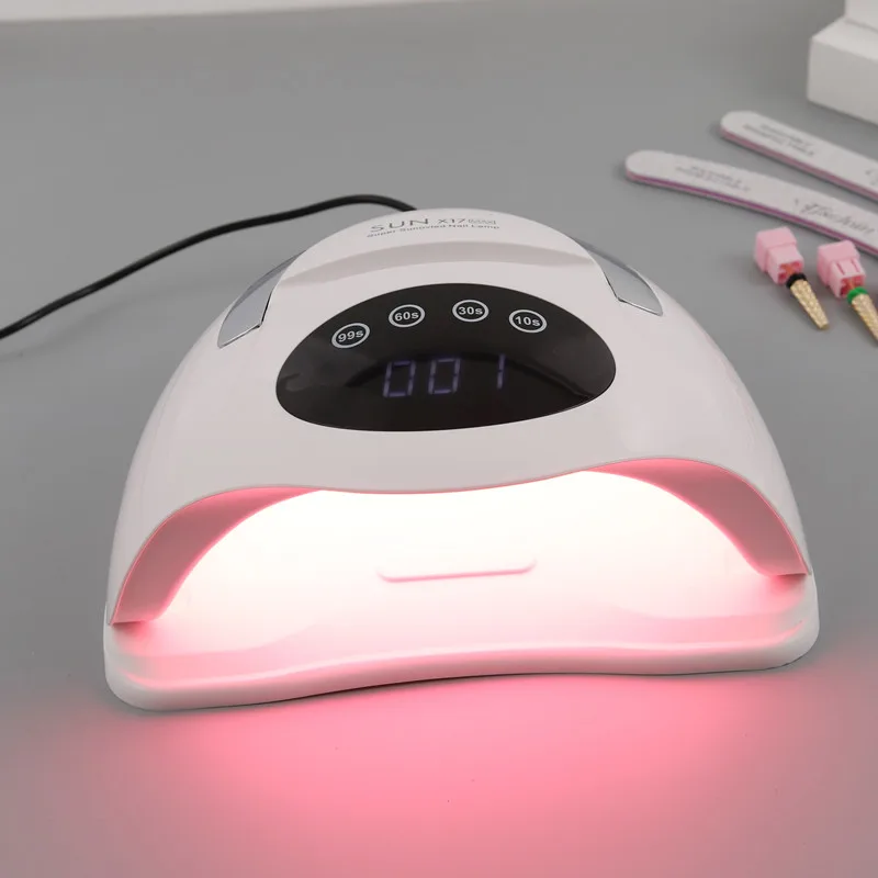 Sun X17 MAX UV LED Lamp For Nail Manicure 72 LEDS Professional Gel Polish Drying Lamps With Timer Auto Sensor Equipment Tools