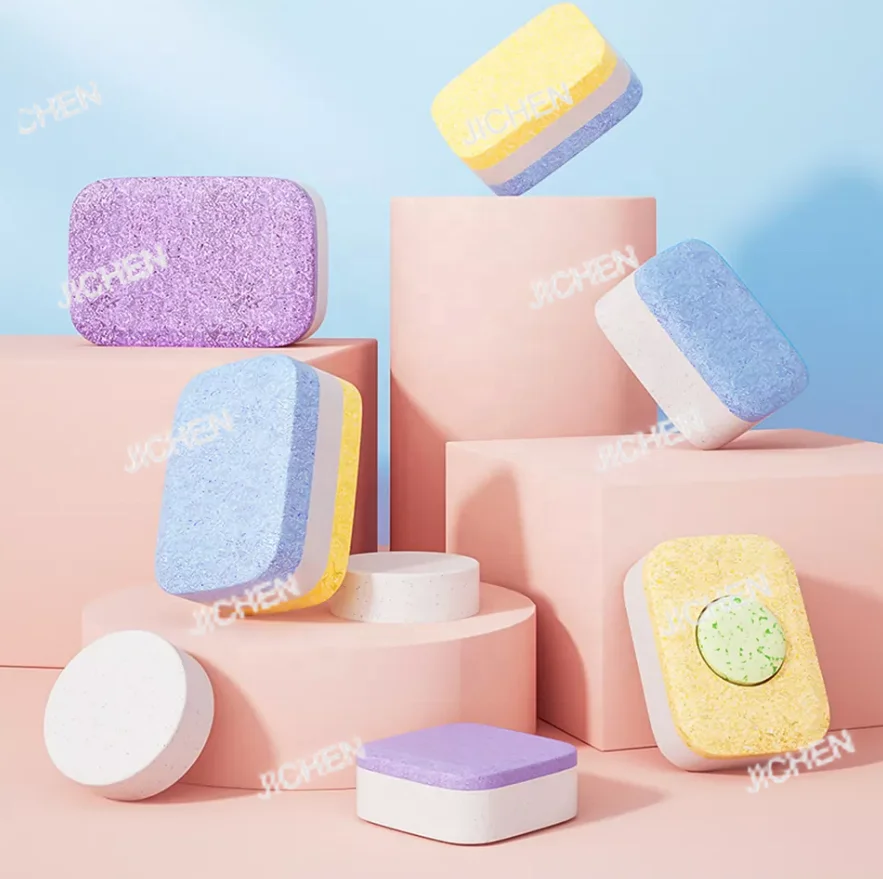 

20 шт. Экологичные таблетки для посудомоечных машин без фосфатов с добавлением ферментов для очистки всех видов пищевых загрязнений с посуды