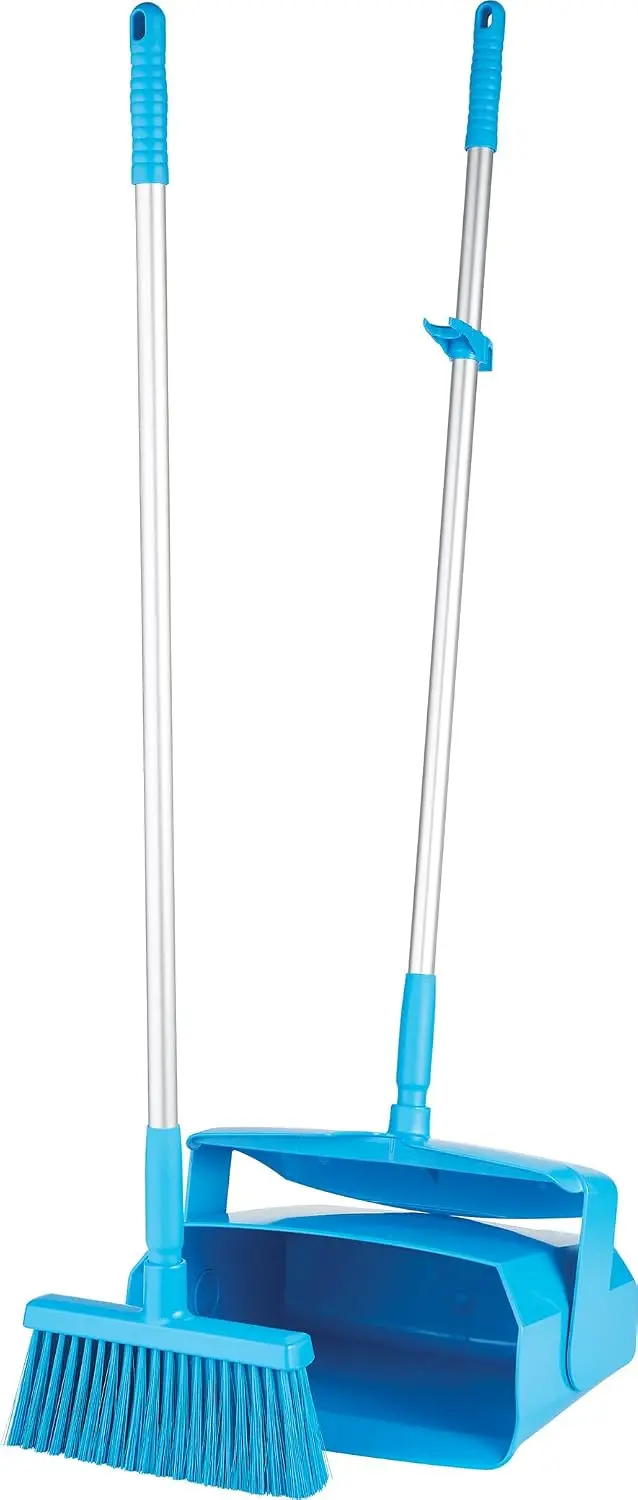 Remco - A Company 62503 Lobby Dustpan with Broom, Polypropylene/Polyester/Aluminum, 7