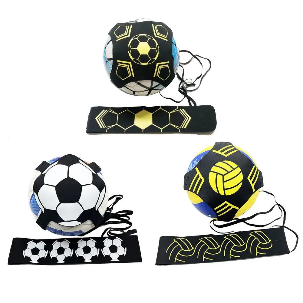 

Football Kick Trainer Soccer Throw Solo Practice Training Aid Elastic Rope Adjustable Universal Football Supplies for Kids