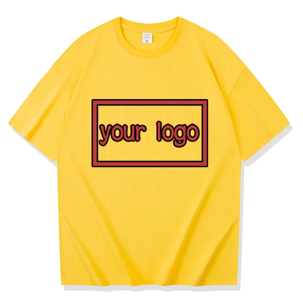 Diy Your Like Photo or Logo Customized Printed Leisure Shirt Custom Drop Shipping T-shirt image 6