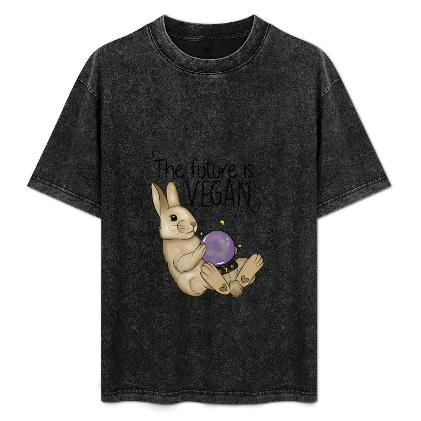 The future is vegan bunny rabbit T-Shirt Halloween Casual T-Shirt
