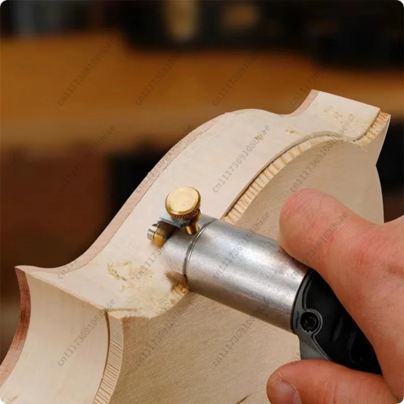 Groove Repair Tool for Folk Classical Bakelite Guitar，Guitar Milling Cutter Black Extended Edge Trimming Strip