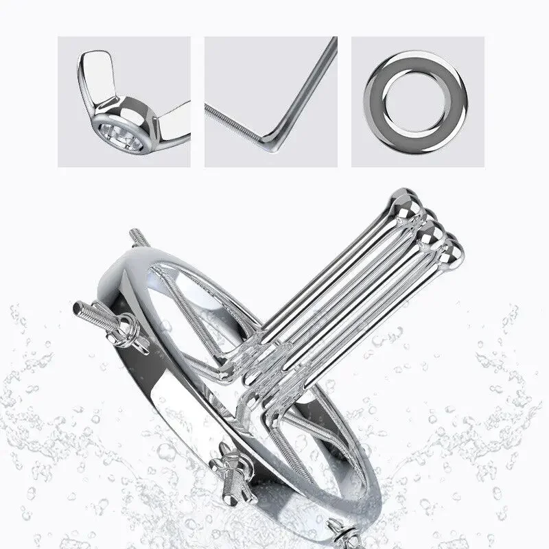 Anal Vaginal Expander Stainless Steel Anal Plugs Adjustable Metal BDSM Fisting Anal Sex Toys Men Gay Women Adult Games 18+