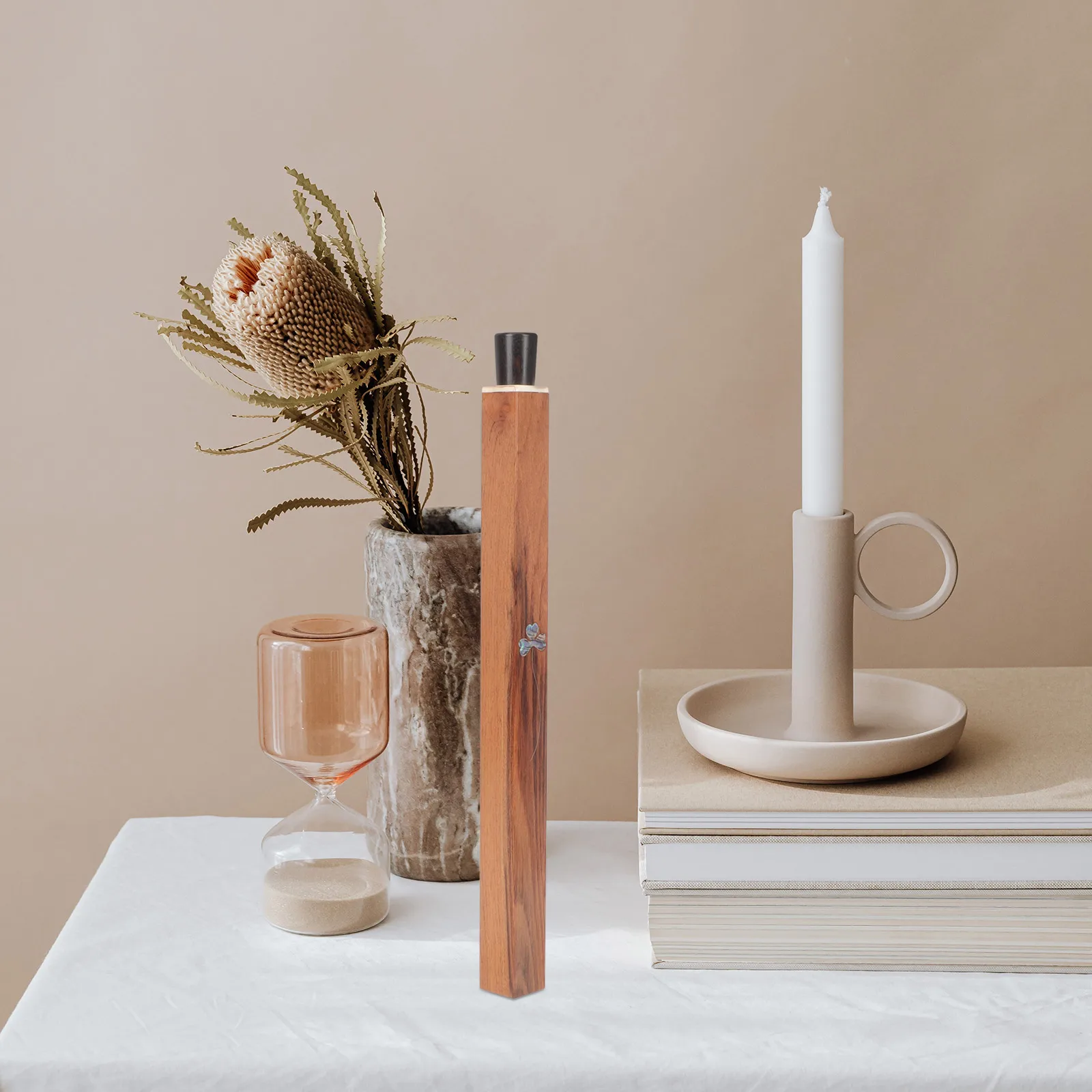 

Wooden Incense Holder Portable Incense Sticks Storage Box Containers Tubes Aromatic Burner Case Canister Craftsmanship