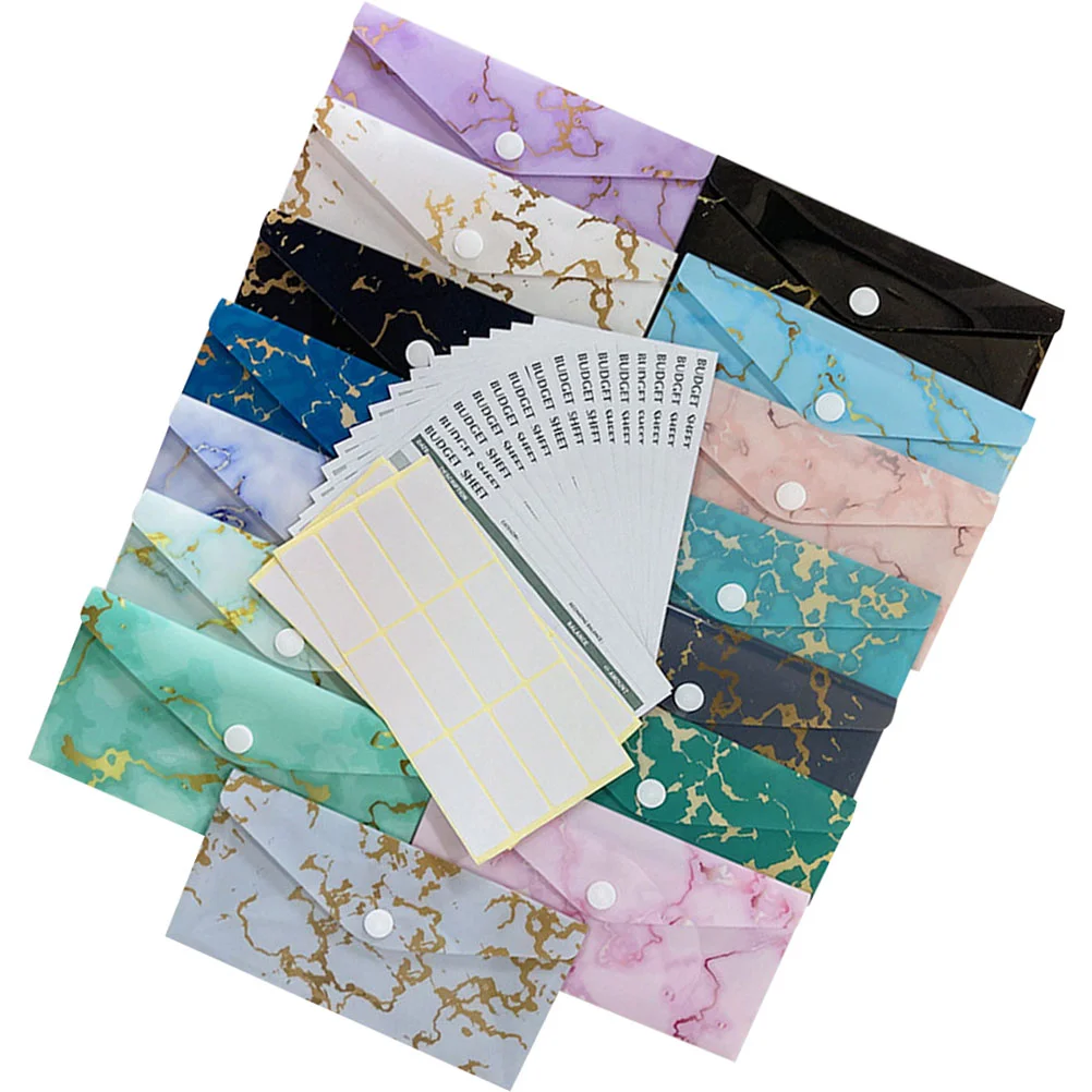 

Конверт из ПВХ с защитой от воды и пуговицами