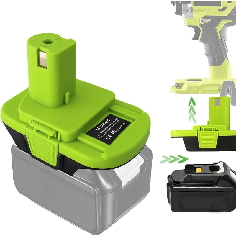 Adaptador e Conversor de Bateria para Makita Bateria de Iões de Lítio Ryobi Bateria Li-ion Mt20rnl 18v Novo