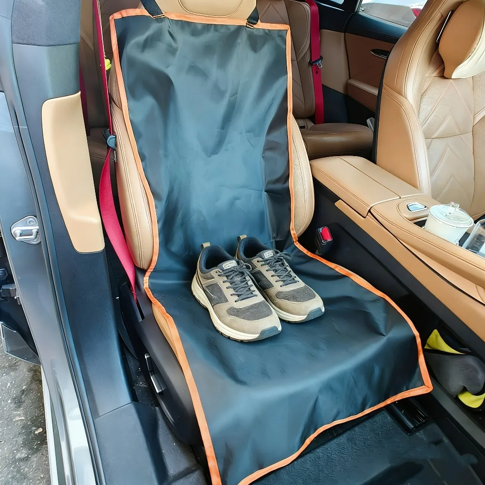 Coussin de siège de voiture épaissi, allongé et agrandi en tissu Oxford, protection de siège de voiture, coussin de sécurité, housse de siège avant de qualité supérieure