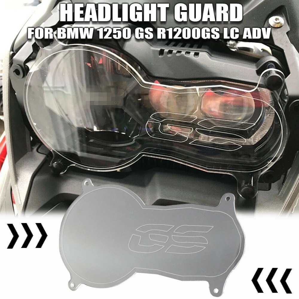 

For BMW R 1250 GS R1250GS ADV Adventure 2021 R 1250 GS New Motorcycle Accessories Acrylic Headlight Protector Guard Lense Cover