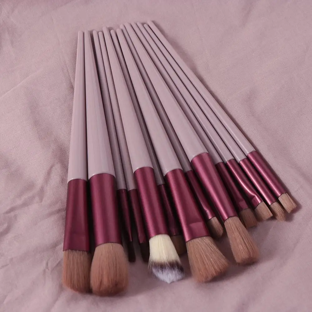 13 ピース/セットプロフェッショナルプロフェッショナルメイクブラシツールソフトアイシャドウパウダーブラシ毛皮のようなコンシーラー化粧ブラシセット女性