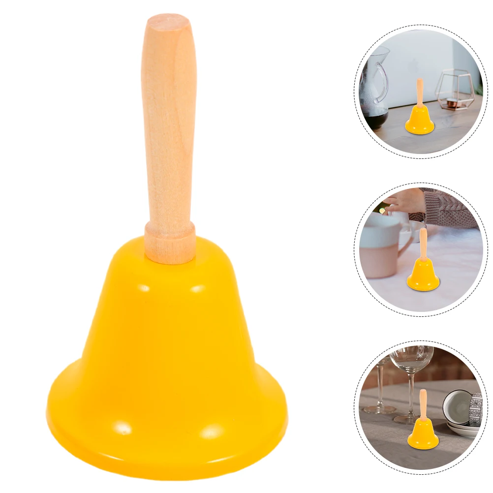

3Pcs Sky-Blue Loud Hand Bell Metal Hand Bells for School Service Reception Dinner Pet Training Feeding Bell Cowbell Noise Makers