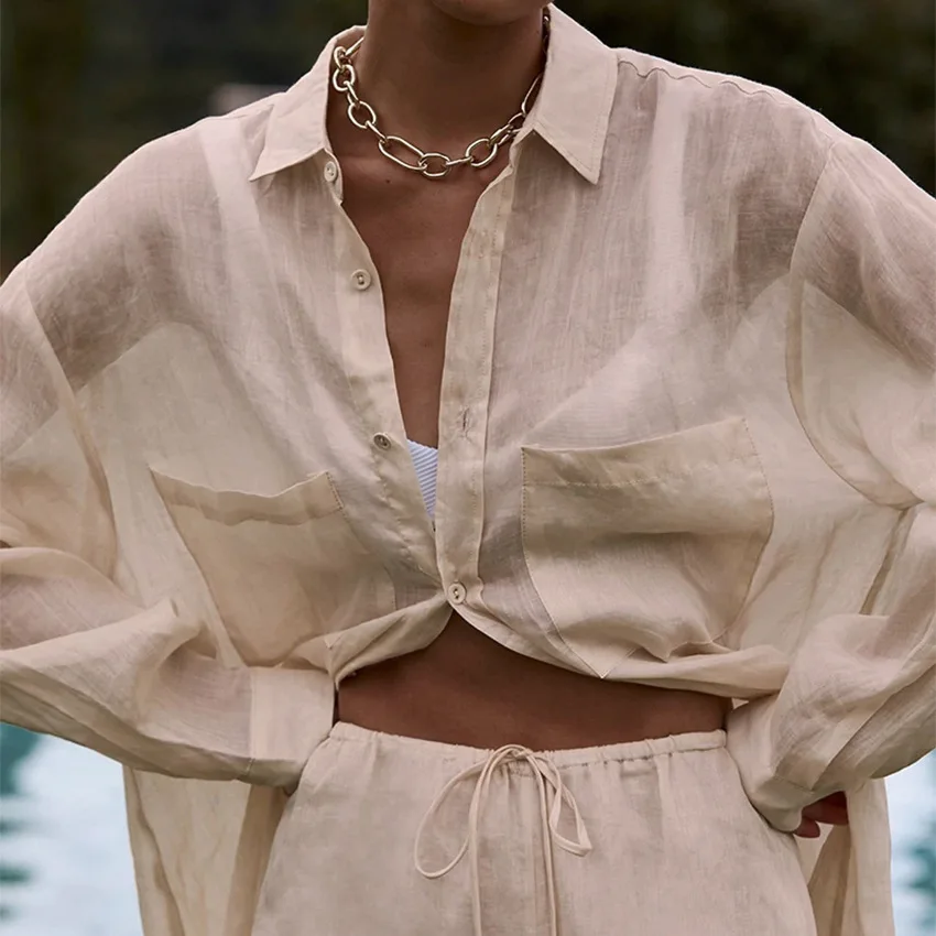 

Женский повседневный комплект из двух предметов из хлопка и льна, длинные брюки све, осенний сезон, Sli, ансамбль без бренда, зарегистрированный