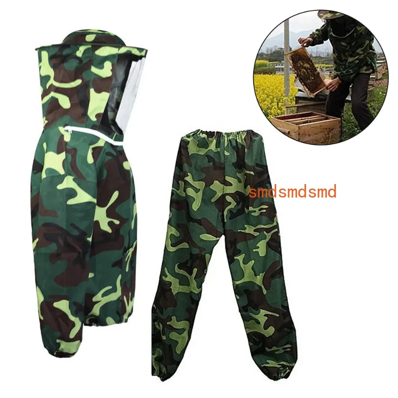 

Beekeeping Protective Suit Ventilate Detachable For Adult Anti Bee Full Body Beekeeping Suit Front Zipper