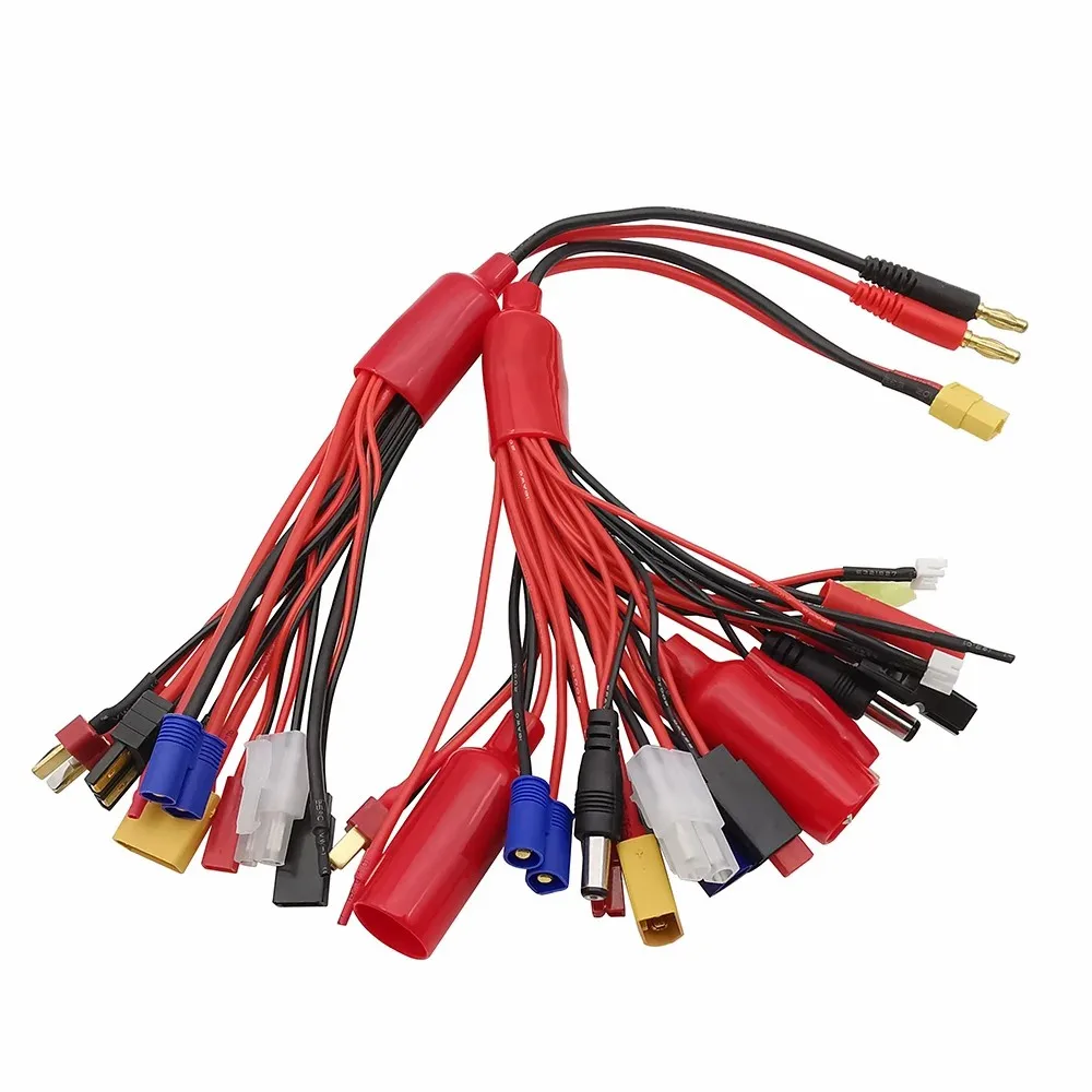 Multifunctional Lipo Battery 8IN1 / 19IN1 Multi Charger Plug Convert Cable Transfer Line RC Accessories For IMAX B6 Charger