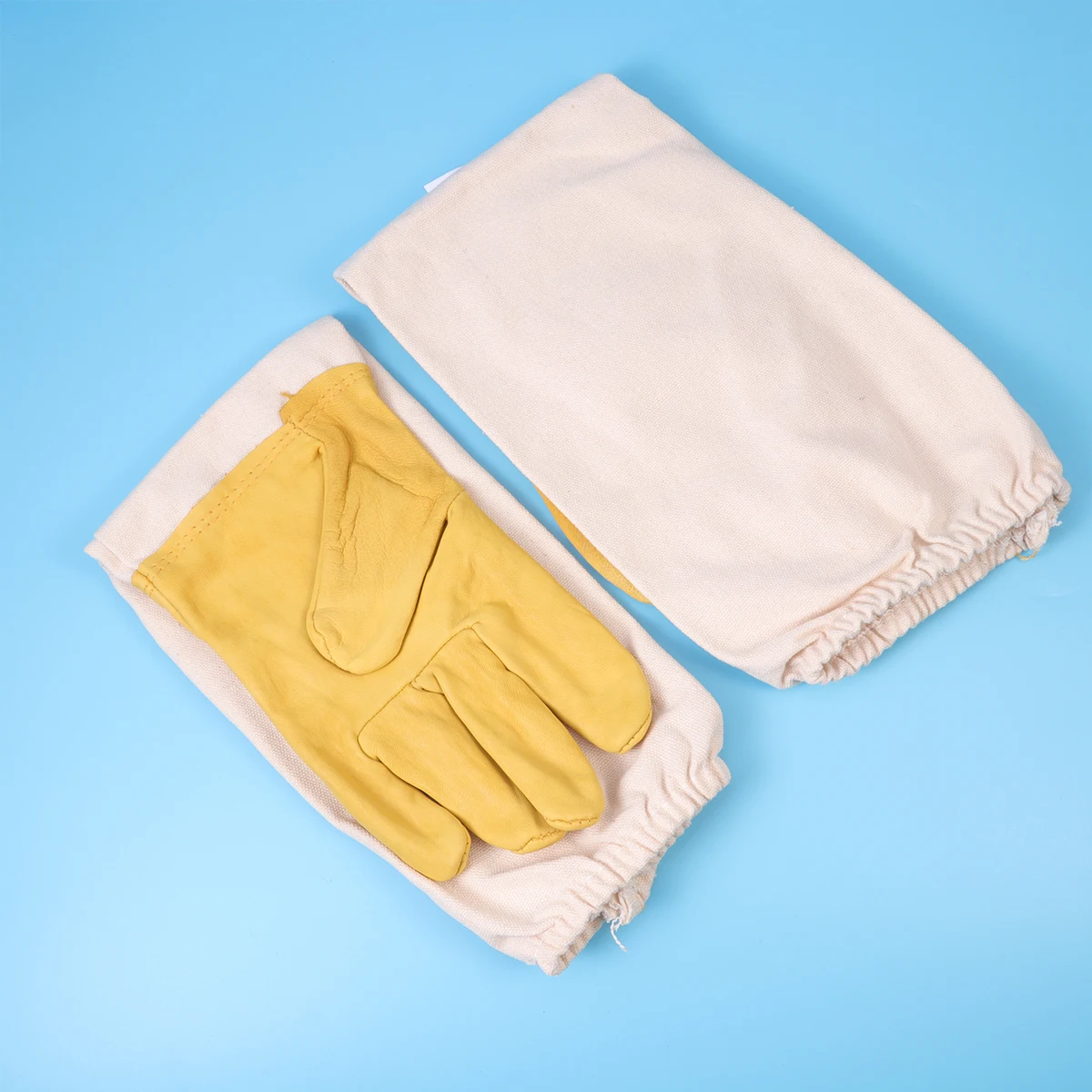 

1 Pair Beekeeping Gloves Lightweight Breathable Mesh Long Anti-bee Gardening Industrial Protective Hands Safety Keeper Stichfest