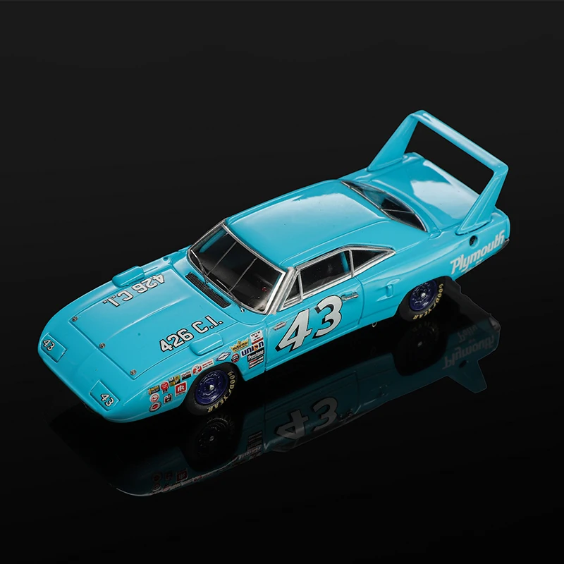 Pré-vente Mirage 1:64 Plymouth Superbird, modèle de voiture en alliage moulé sous pression, jouet de simulation