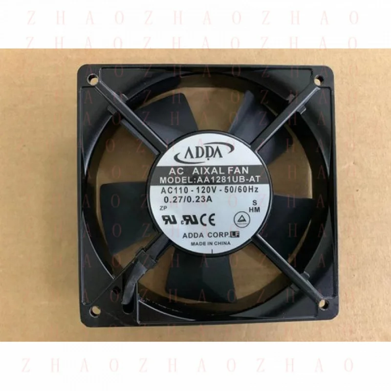 

L+ 1pcs For ADDA AC AIXAL FAN AA1281UB-AT AC110 120V 50/60Hz 0.27/0.23A