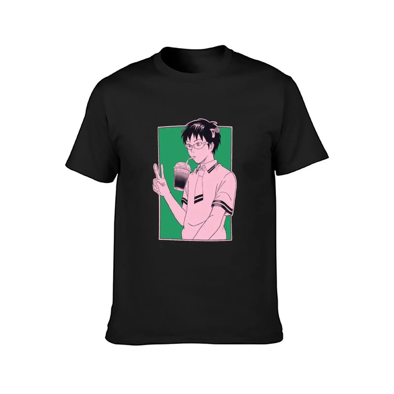 Saiki K T-Shirt anime stuff sweat mens shirts graphic tee