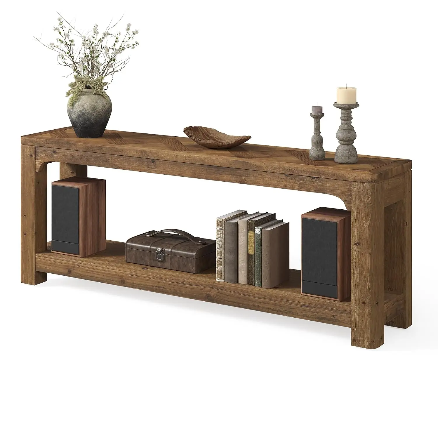 Solid Wood TV Stand 1