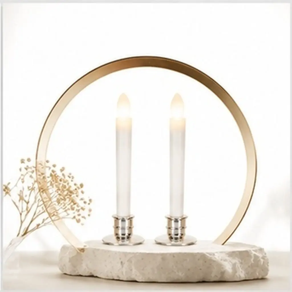 2Pcs LED Electronic Lamps Long Pole Light Luminous Xmas Wedding Party Festival Decoration Xmas Light Decor