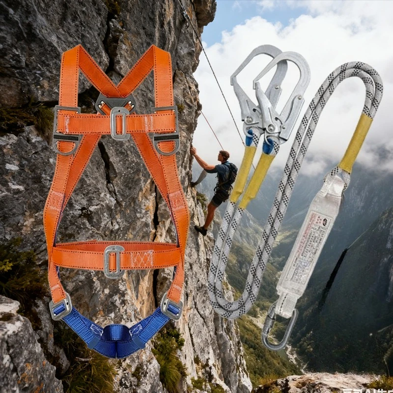 

Многофункциональные уличные ремни безопасности для работы на большой высоте, защита от падения, регулируемые жилеты безопасности, защитное оборудование