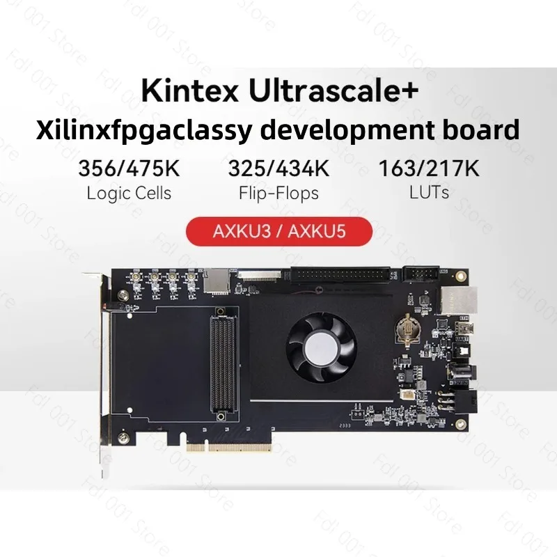FPGA Development Board Xilinx Kintex UltraScale XCKU5P KU3P FMC