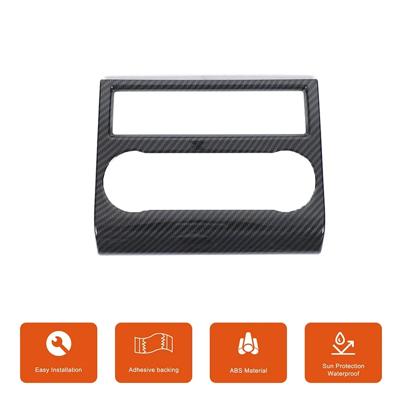 لاند روفر رينج روفر فوغ/سبورت 2023-2025 ABS ألياف الكربون الصف الخلفي تكييف الهواء تنفيس غطاء إطاري ملحقات السيارة #3