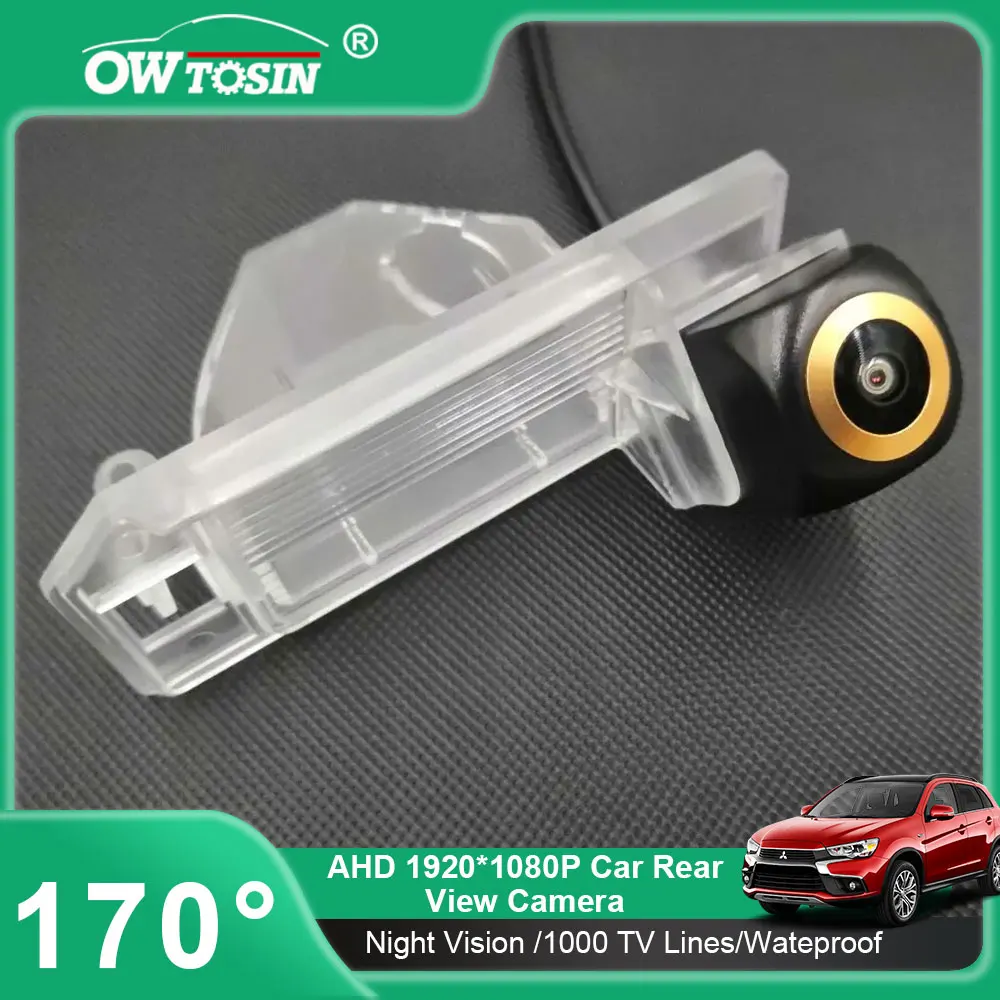 170° AHD 1080P Golden Lens Reverse Car Vehicle Camera For Mitsubishi ASX Outlander Sport XL 2011 -2017 Rear View Monitor