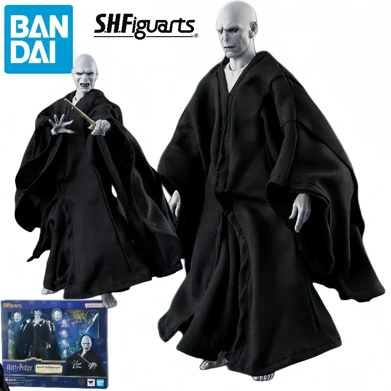 Bandai S.H.Figuarts Voldemort Harry Potter y la Copa de Fuego, Figura de Acción de 15cm con Túnica de Tela Móvil, Modelo Coleccionable