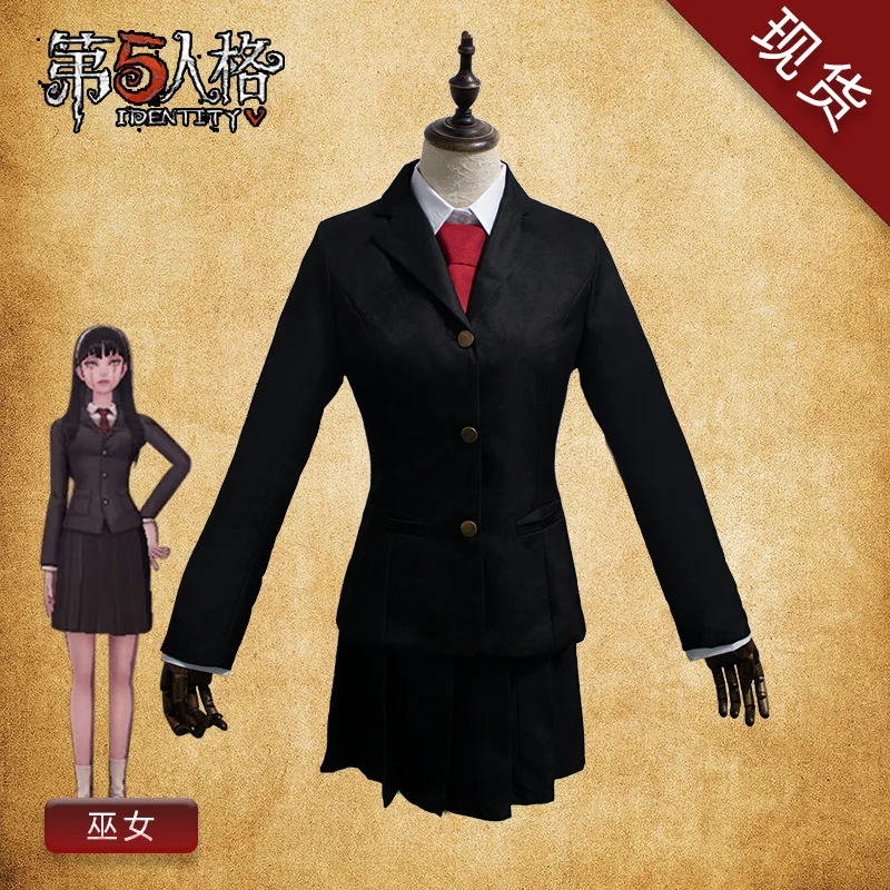 Identitas V Cosplay junito Kawakami Tomie Wig seragam Jepang JK The Dream penyihir pesta Halloween kostum Cosplay wanita gadis