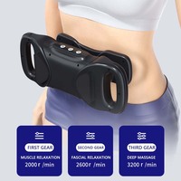 Electric Waist Massagers Home Vibration Traction Relaxation Lumbar Soothing Device Portable Double Head Fascia Gun