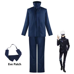 Anime Jujutsu Kaisen Cosplay Costume Gojo Satoru Top Pants Set Gojo Satoru Roleplay Suit Japanese High School Uniform Set