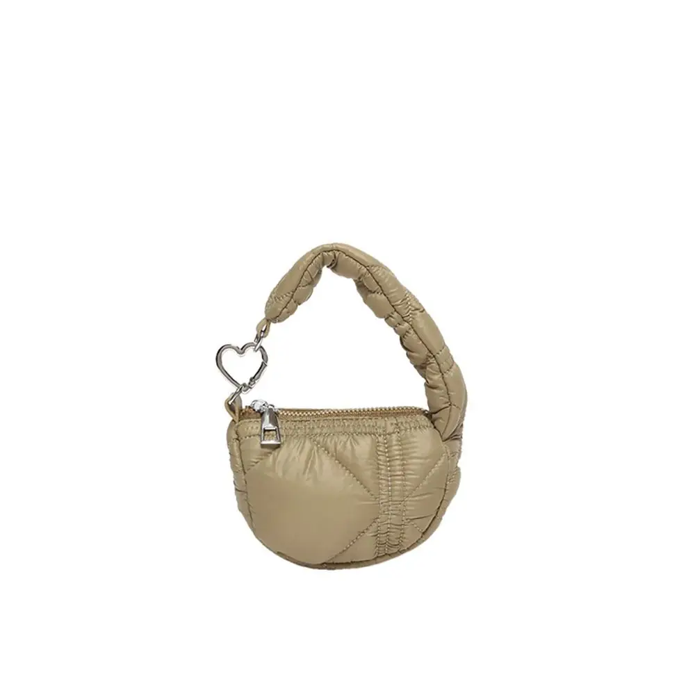 Mini borsa nuvola pieghettata