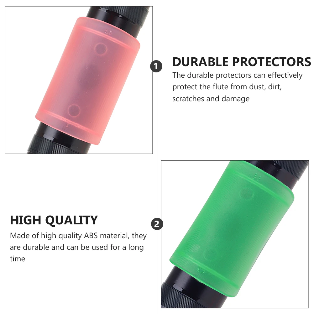 

15 Pcs Dimo Protective Cover Flute Film Covers Accessories Plastic Protectors Portable