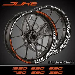 Reflective Motorcycle Wheel Stickers Hub Decals For KTM Ready To Race R2R Super Duke 690 790 890 1290 390