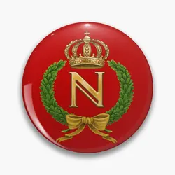 L Empereur Napoleon Tribute  Soft Button Pin Cartoon Brooch Fashion Lapel Pin Badge Collar Funny Gift Jewelry Women Decor
