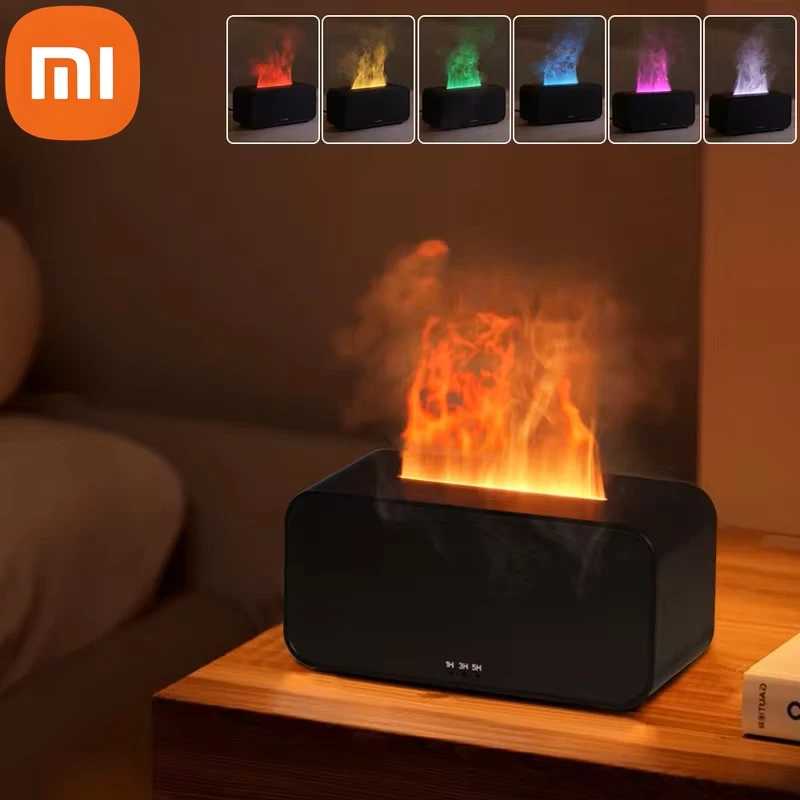 

﻿ Xiaomi Aroma Humidifier Diffuser Essential Oils LED Humidifiers Mini Flame Automatic Fragrance Diffuser Home Humidifier